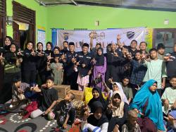 Santuni Anak Panti Asuhan Al Akbar, Bidang TIK Polda Riau Gaungkan Green Policing