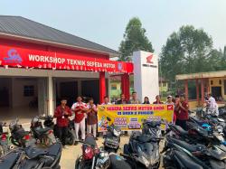 Capella Honda Riau Apresiasi SMK Binaan Honda di Program AHASS Go to School